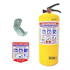 Soporte De Pared Metálico + Extintor 20 Lbs