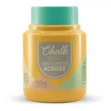 Tinta Artesanato Chalk Paint 100ml - Açafrão 849 - Acrilex