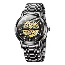 Reloj Para Hombre Olevs/correa Negra