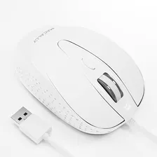 Mouse Macally Con Cable//blanco