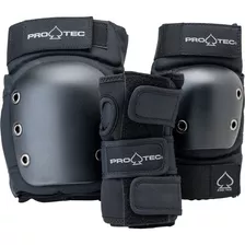 Equipamento De Proteção Para Skate Protec Kit 3 Em 1 Jr