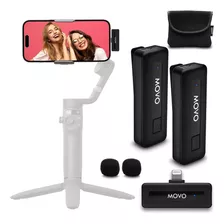 Micrófono Inalámbrico Movo Wireless Mini Di Duo Para iPhone.