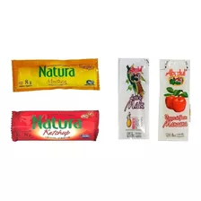 Mostaza Ketchup Vinagre Aceite Sobres Individuales X Cajas