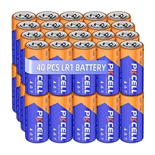 40 Counts 1.5v Lr1/mn9100/e90/n Size Alkaline Batteries...