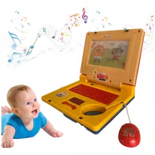 Laptop Infantil Notebook Brinquedo Educativo Musical Luz 