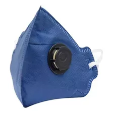 Kit 10 Mascaras Pff2 Azul Com Valvula Camper Ca 38944 