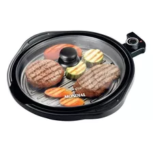 Grill Redondo Mondial G-04 Smart Grill Preto - 127v