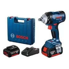 Llave De Impacto Bosch Gds 18v-400+2 Bat. 4.0 Ah Y Cargador