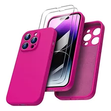 Funda Ornarto Para iPhone 14 Pro C/cubre Pant Hot Pink