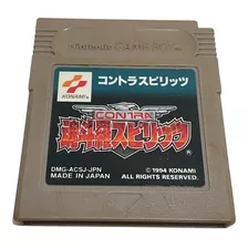 Contra Spirits Alien Wars Game Boy Original Japonês 