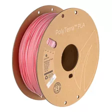 Filamento Polyterra Pla Polymaker, 1.75mm - 1kg Color Flamingo