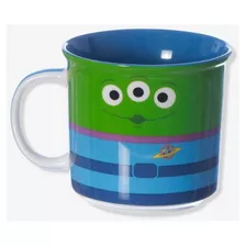 Caneca Tom Em Cerâmica E.t. Aliens Toy Story 400ml Zc Cor Azul E. T. Toy Story