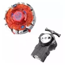 Beyblade Ferro Dark Bull Bb-40 Metal Halcione Lançador Duplo