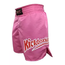 Calção / Short Kickboxing - K1- Quadrado - Rosa - Toriuk