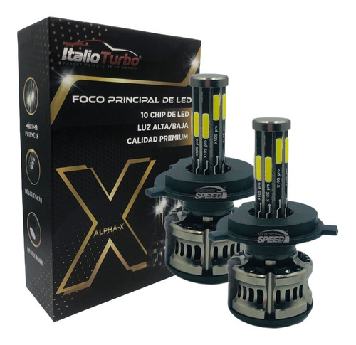 Kit Focos Led Faros Principales 10 Caras Alta/baja Cambus Bs Foto 7