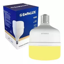 Lâmpada Bulbo Led Alta Potência 40w E27 Quente Raro Empalux Cor Da Luz Branco Quente 2400k Bivolt