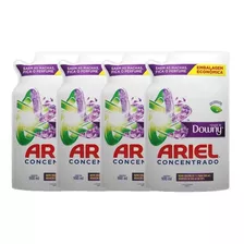 Kit 4 Refis Sabão Líquido Ariel Toque De Downy 900ml