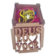 Encontro Casais Kit Com 35 Caixinhas Igreja Deus Eu Você Mdf