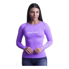 Camiseta Feminina Texas Farm Uv50+ Termica Roxo Lavanda