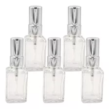 10 Frascos 30ml Vidro Quadrado Perfume Com Válvula Spray 