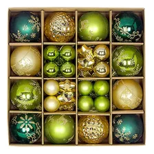 44pcs Esferas Navideñas De Decoración Adorno Árbol Navidad