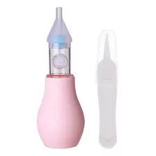 Aspirador Nasal Silicona Para Bebe Limpiador Succion + Pinza