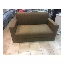 Sofa Cama 2 Plazas Con Posabrazos Cuadrados Mi Casa 