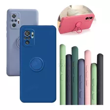 Capinha Para Xiaomi Redmi Note 10 Pro / 10 Pro Max Com Anel