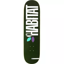 Habitat Skateboards Apex Bold - Tabla De Patineta Verde Con 