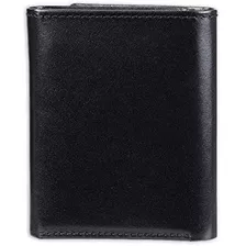 Cartera Triple Guess De Piel Para Hombre, Color Negro Chávez