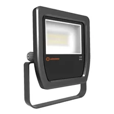 Reflector Negro Led 10w Ledvance Intemperie Luz Cálida