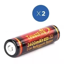 Par Baterías Trustfire Infierno2 18650, 3400mah