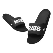 Chinelo Slide Mad Rats Preto Mr Silk