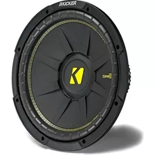 Subwoofer Kicker 12 PuLG 44cwcd124 600w Max Doble Bobina Color Negro