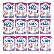 Kit Nestlé Nan Comfor 1 - (12 Latas De 800g) 