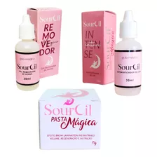 Sourcil Pasta Magica + Removedor De Henna + Intensificador