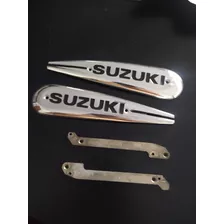  Par De Emblema Tanque Suzuki Intruder 