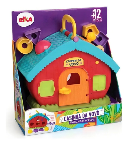 Casinha Da Vovó Encaixe As Formas - Elka 5