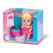 Boneca Bebê Little Dolls Faz Xixi Alive Menina - Divertoys