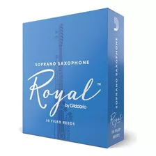 Palheta Sax Soprano 1.5 (10 Peças) D'addario Royal Rib1015