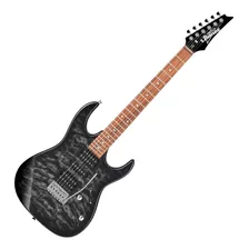 Guitarra Eléctrica Ibanez Grx70qa Color Transparent Black Su