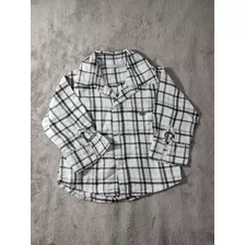 Camisa Minimimo Bebé Talle L 9-12 Mesesblanca Con Verde Y N