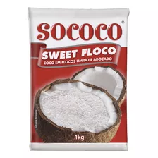 Coco Flocos Úmido Sweet 1kg - Sococo