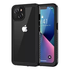 Funda Para iPhone 13 6.1 Transparente + Vidrio Protector