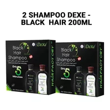 2 Shampoo Dexe - Black Hair 200ml