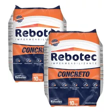 Rebotec Concreto 2 X 10 Kg. Caixa C/ 20 Kg Impermeabilizante