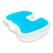 Cojin Asiento Con Gel Ortopédico Premium + Funda Gris