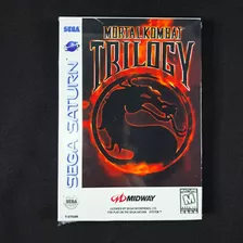 Mortal Kombat Trilogy Cd Prata Prensado Sega Saturn Faço 152