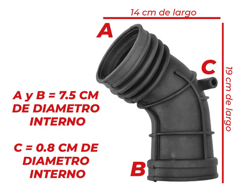 Manguera Tubo Admision Bmw S3 (e46) Convertible Foto 2
