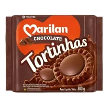 Biscoito Tortinhas Marilan Sabor Chocolate Bolacha Crocante